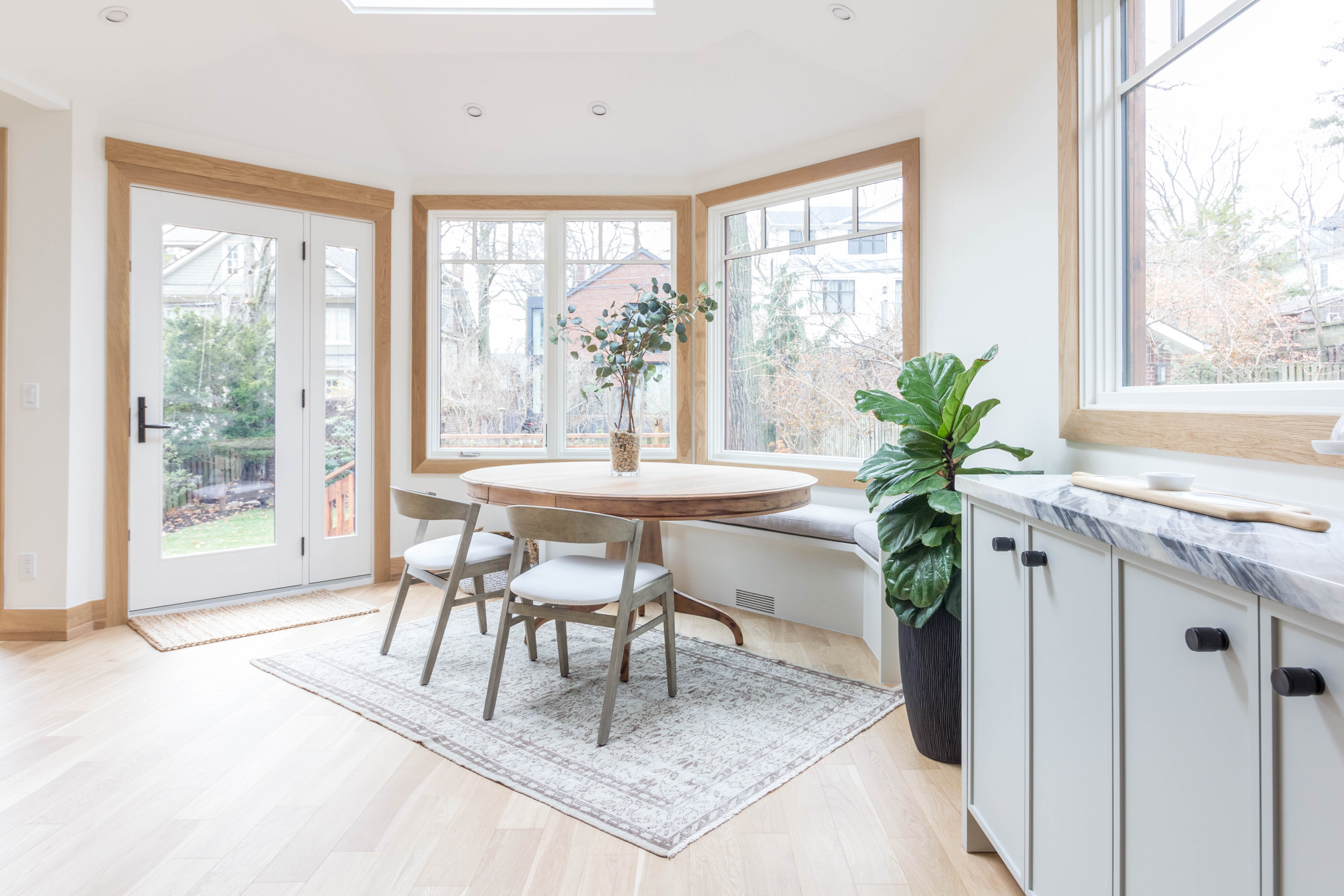 Clad White Entry Doors and Windows