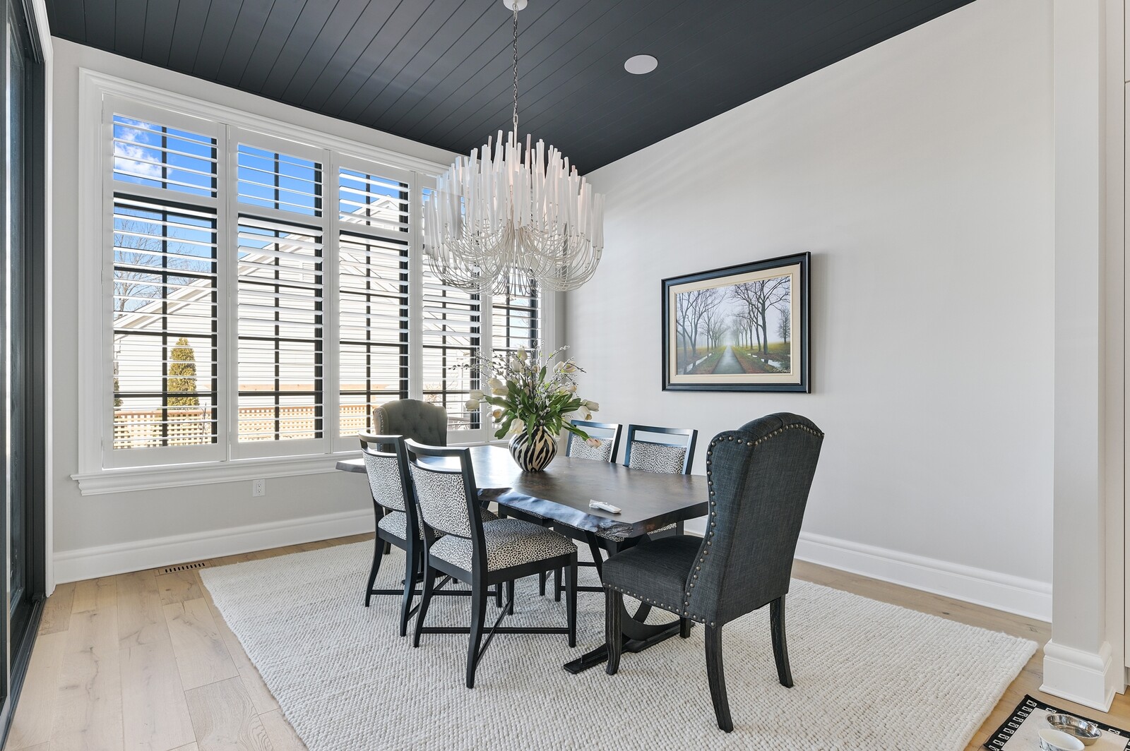 Dining-Room-Black-Windows