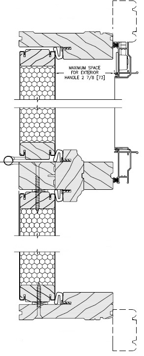   Two Panel horizontal section