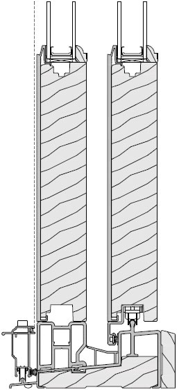 Traditional Vertical Section sill section